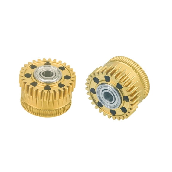 High Precisions 3D Printer Gear Set for Smooth Operations Metal Construction Reduces Printing Failures