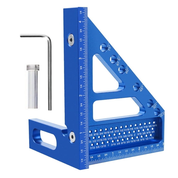 High Precisions Aluminum Square Rule Multiple Angles Square Rule for Architects