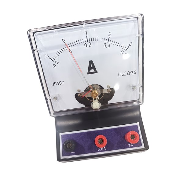 High Precisions D C Ammeter For Physics Experiment With 0.6A-3A Ranges Clear Scale Pointers Display Analog Current Meter