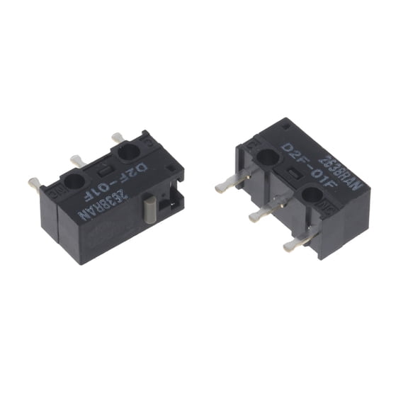 High Precisions D2F-01F 0.7N Authentic Mouse Microswitch 20M Clicks for G502 GPW Keyboard Mouse Button 2PCS