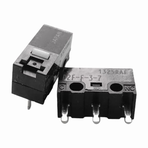 High Precisions D2F-F-3-7 0.74N Authentic Original Japan Mouse Micro Switch 20M Clicks for Gaming Keyboard Mouse Button