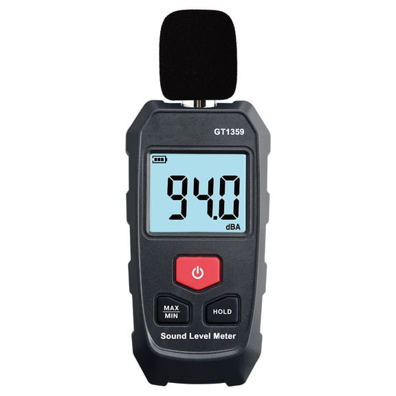 High Precisions Digital Sound Levels Decibel Meter For Home Offices Industrial Noise Measurement With Backlit Display