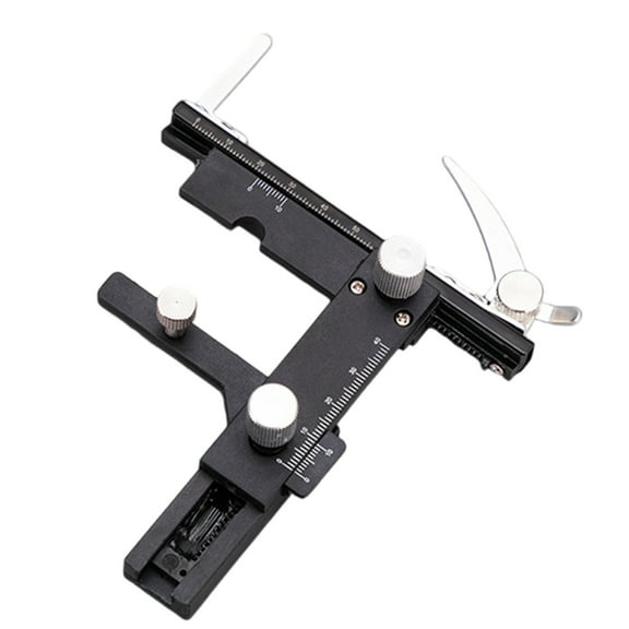 Stable & Easy to Use Microscope Measuring Scale Aluminum Stage Micrometer Microscope Single Line Ruler for Education