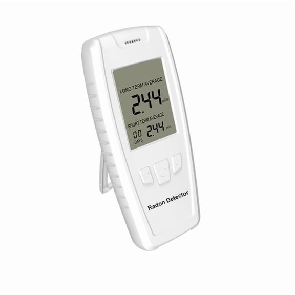 High Precisions Radon Gas Detector With Double Unit Display For Home Office & Basement Air Quality Monitoring Radon Tester