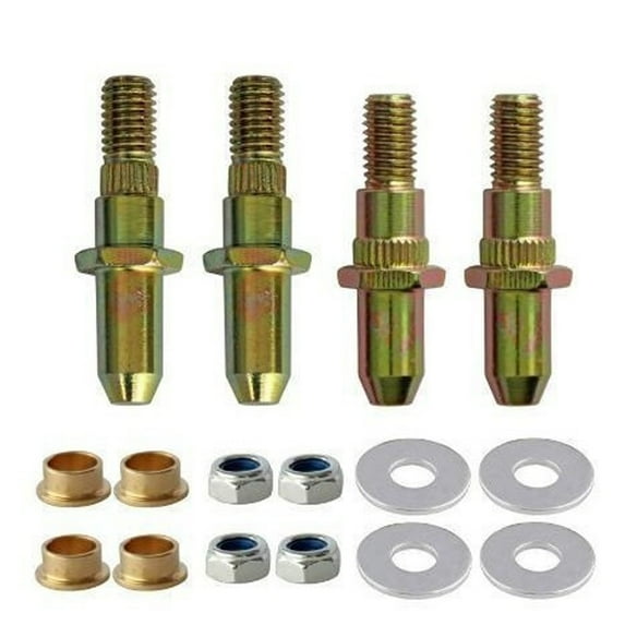 Zinc Plated Steel Door Hinge Pins Bushings Repair Kit For Select Models Automobile Hinge Pin and Bushing Repair
