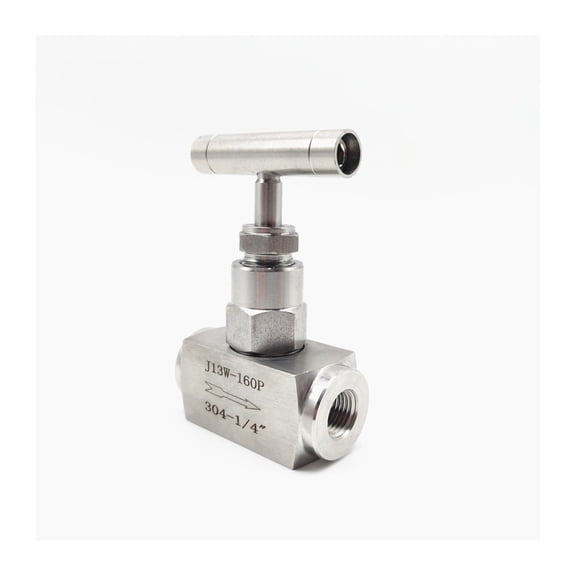 High Pressure 1/4" 1/2"BSP NPT Female 304 Stainless Steel Shut Off Needle Valve Crane Flow Control ,Excellent Performance