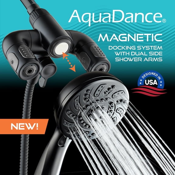 High Pressure 156 Setting Shower & Handheld Combo System with Magnetic Docking