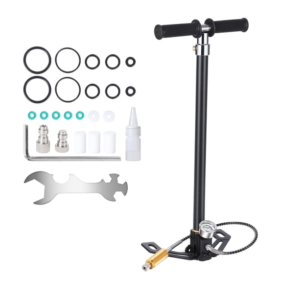 High Pressure 4-Stage PCP Hand Pump for Air Rifles Tires 30MPa/4500PSI Manual Air Compressor