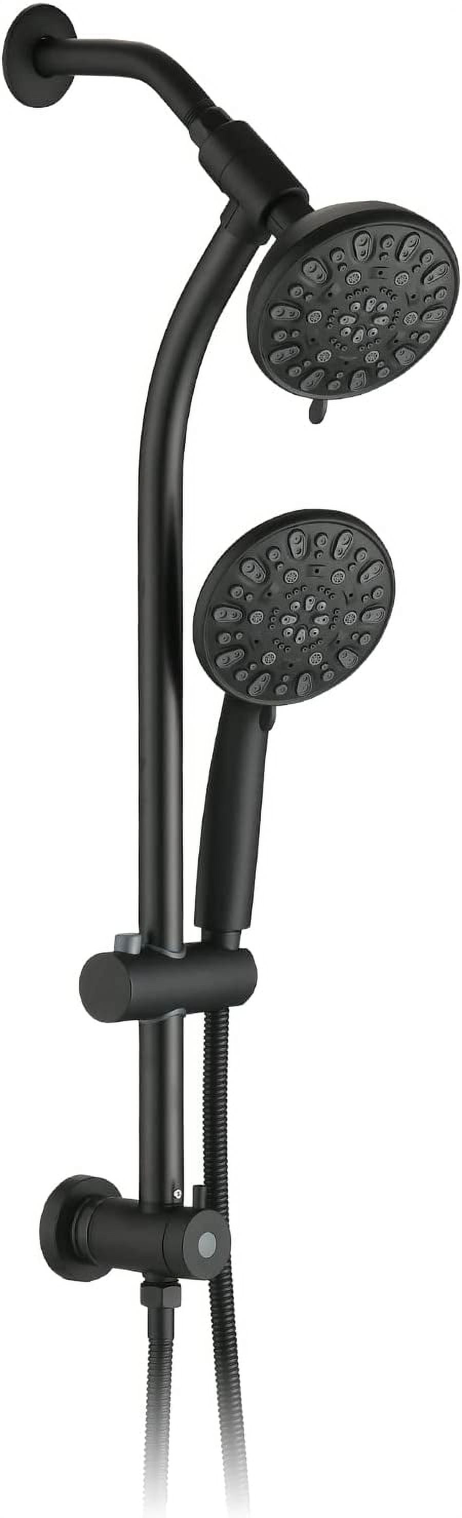 High Pressure 48Settings Shower Head with Handheld Shower,DrillFree 3