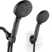 High Pressure 6 Setting Luxury Handheld Shower Head with Extra Wall Bracket Oil Rubbed Bronze