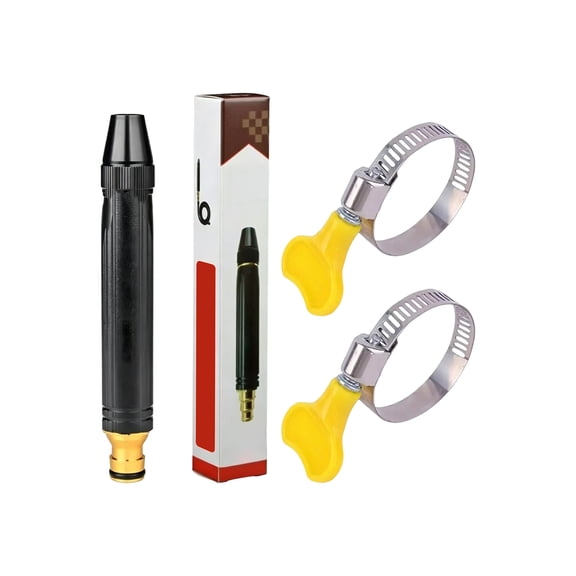 High-Pressure Adjustable Spray Nozzle for Garden Hose  7-Mode Water Flow Control, Quick-Connect Fitting, Heavy-Duty Brass Core, Ideal for Car Washing, Lawn Watering & Outdoor Cleaning  3/4" MIP