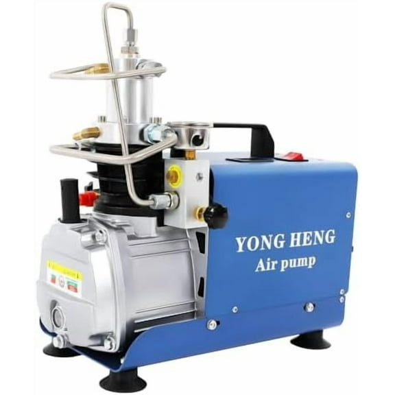 High Pressure Air Compressor Pump, 110V 1800W Portable Pressure Compression PCP Hand Air Pump 2800RPM Adjustable Control with Auto-Stop Water Cooling for Leakage Detection & Airtightness Tests