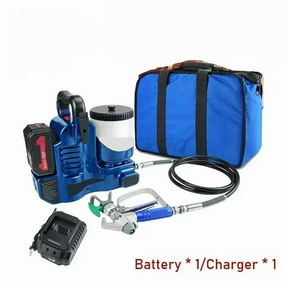 High Pressure Airless Sprayer Electric Paint Sprayer Lithium Battery Rechargeable Small Backpack Style ,Easy to Clean