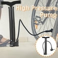 thumbnail image 1 of High Pressure Bicycle Pump | Portable Carbon Steel Air Inflator for Basketballs, Cars, Motorcycles | Non-Slip Pedal Design | Fast Inflation | Compact 1 Piece | 31cm x 13cm, 1 of 8