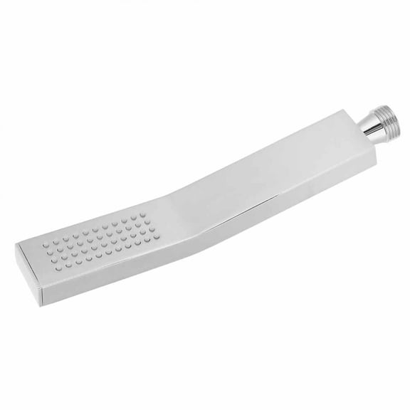 High Pressure Brass Handheld Shower Head L-Shape Single Function Bathroom Spray Wand (3.5 x 4.3 in / 9 x 11 cm)
