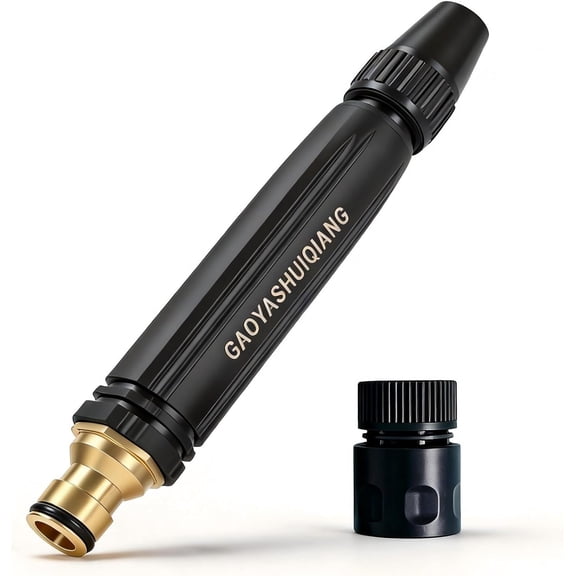 High Pressure Car Wash Nozzle 2026 Upgraded Garden Hose Sprayer with Quick Connect, Adjustable Mist-to-Jet, No-Leak Seal & Anti-Slip Grip for Washing Cars, Watering Plants, and Showering Pets