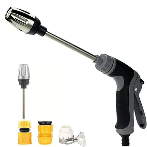 High Pressure Car Wash Spray Nozzle - Rotating Water Spray Gun for Cars, Gardens, Home Cleaning - Ergonomic Handle - 1 Set