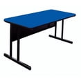 thumbnail image 1 of Correll Inc. Desk Height  Deluxe HIgh-Pressure Top Computer/Student Desks  24x36" RECTANGULAR, BLUE BLACK, 1 of 2