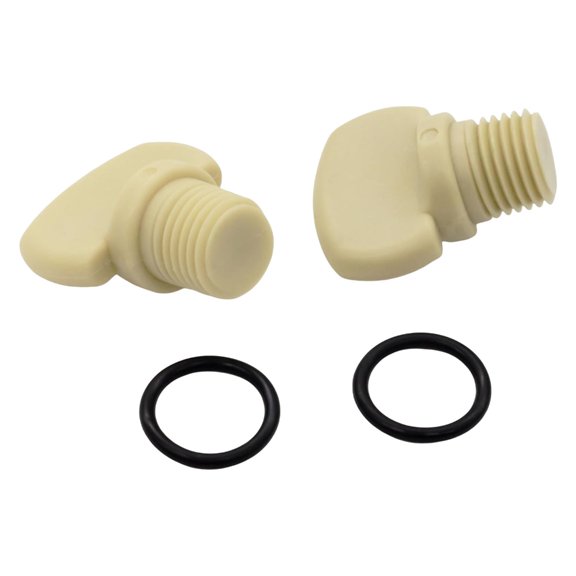 High Pressure Drain Plugs Replacement Set with Seals Pool Spa Drainage Texture for Water Pumps Units