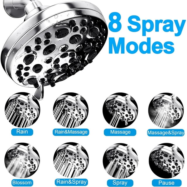 High Pressure Fixed Shower Head,High Flow Bathroom Showerhead
