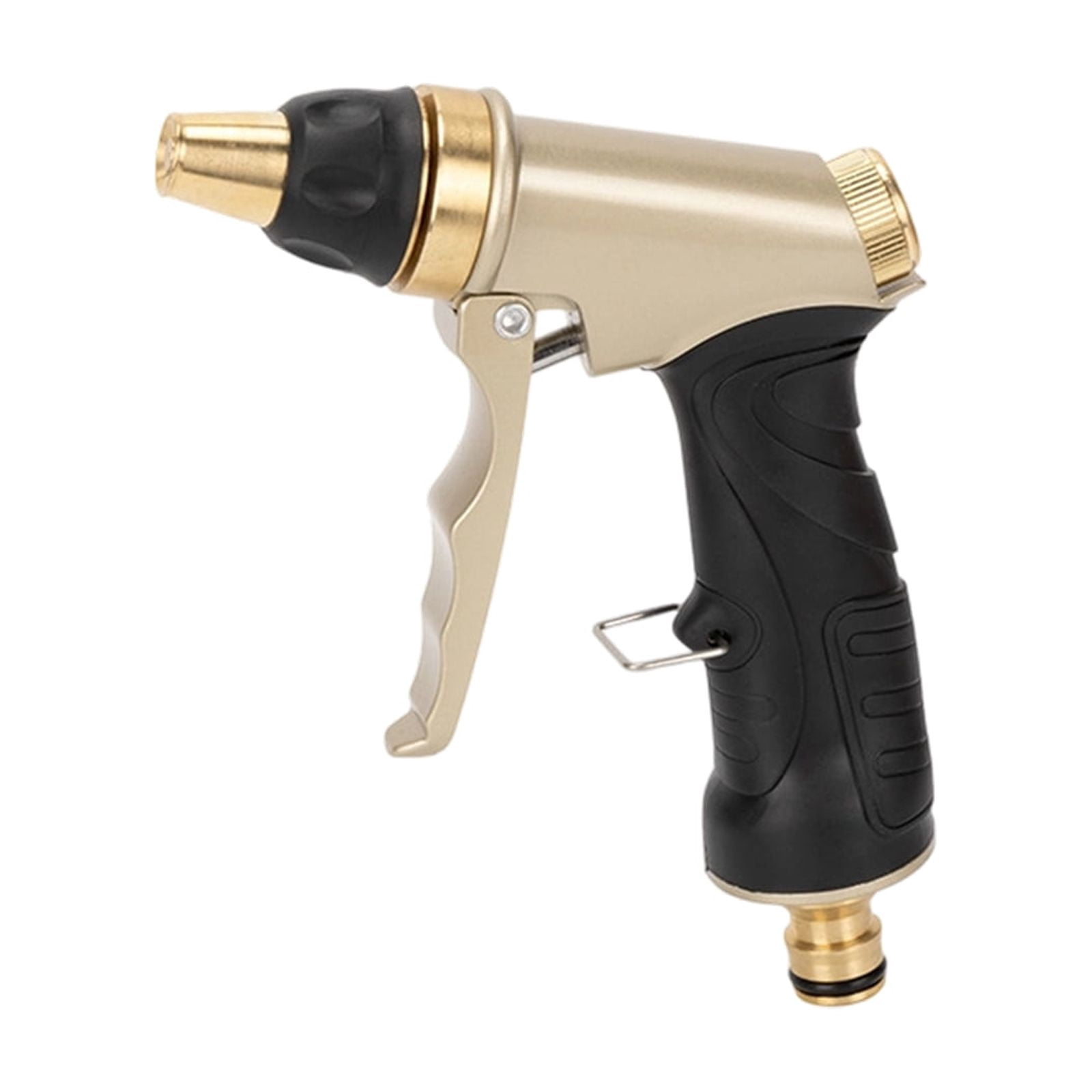 High Pressure Garden Hose Nozzle Power Washer Attachment Adjustable Spray Head for Car Cleaning Driveway Washing Yard Watering Outdoor Use