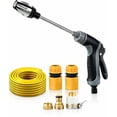 thumbnail image 1 of High Pressure Garden Hose Spray Gun, Car Wash Foam Sprayer, Adjustable Nozzle Cleaning Gun with Connectors, Multi-Function Cleaning Tool (With Hose), 1 of 8