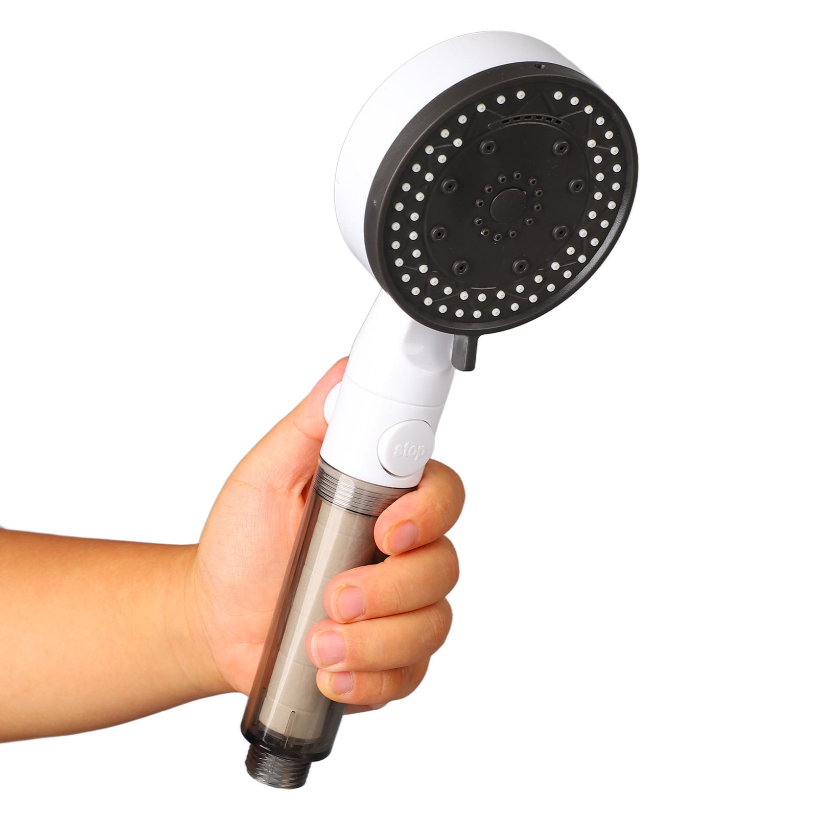 High Pressure Handheld Shower Head, 10 Spray Mode Water Saving