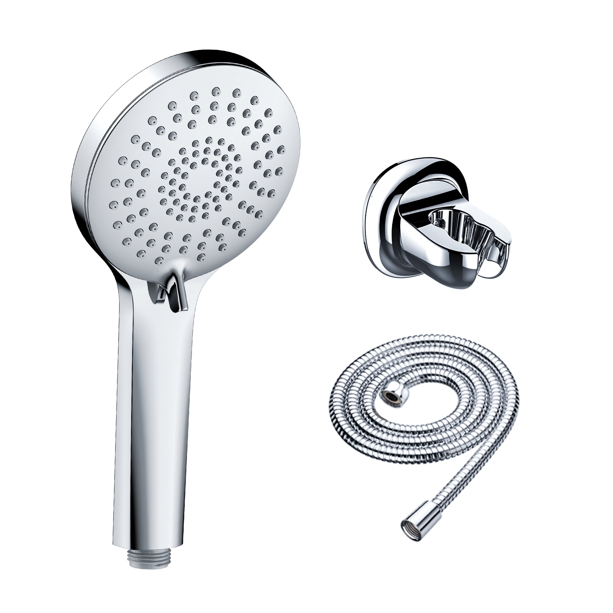 High Pressure Handheld Shower Head, 3 Spray Setting Showerhead Set with