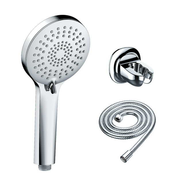 "WaterSong High Pressure, 3Spray Handheld Shower Head, 78.7"" Long Hose with Holder"