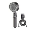thumbnail image 1 of Shower High Pressure Handheld Showerhead Hard Water High Pressure 8 Spray Modes Handheld Shower For The Elderly With Water Pipe Base One Button Shut Off, Water Saving, Bathroom, Body, Scalp, Hair, 1 of 8