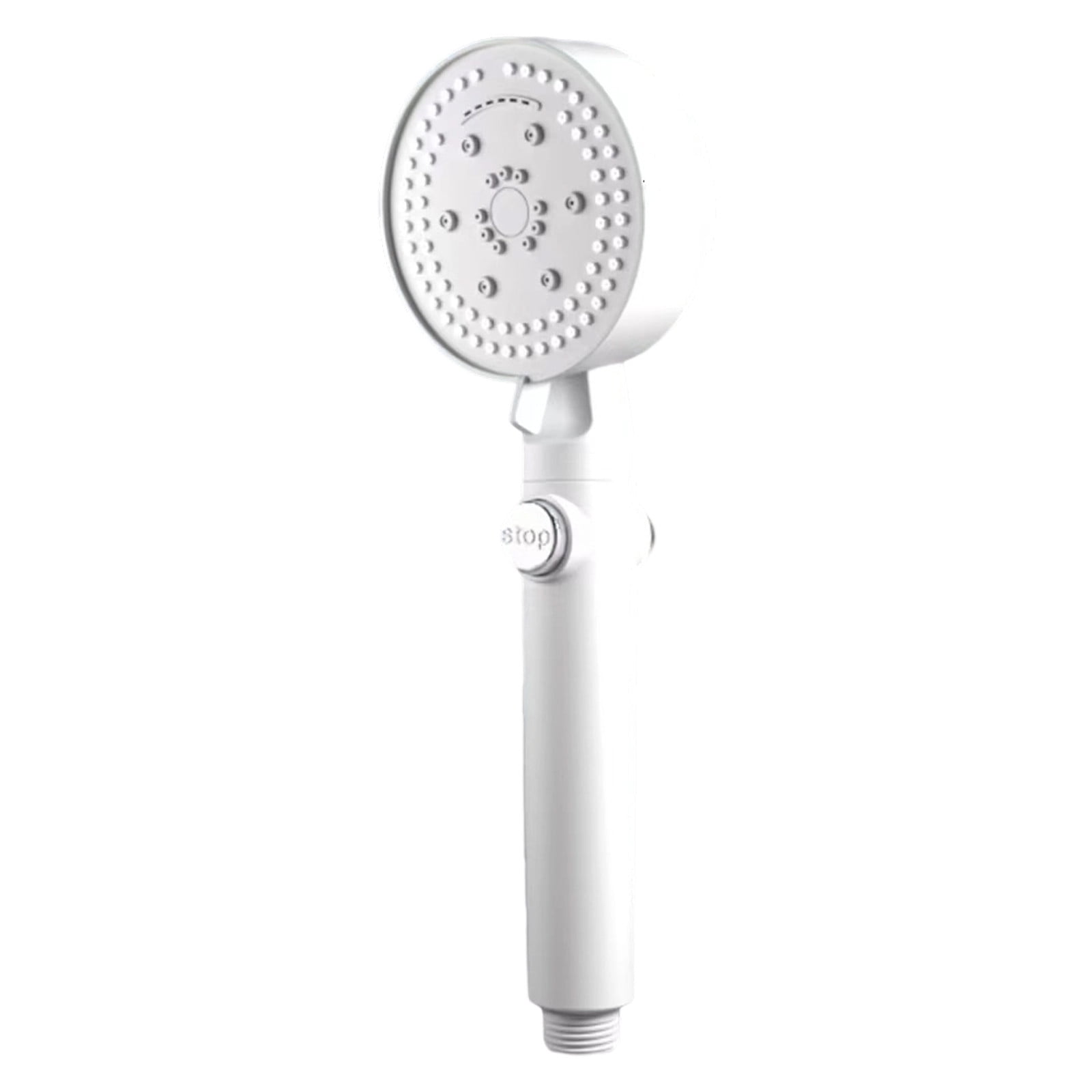 High Pressure Handheld Shower Head with On/Off Switch - 8 Spray Mode ...