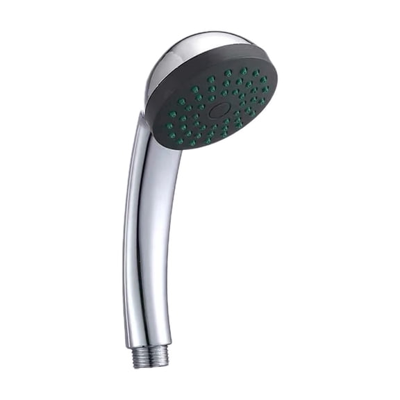 High-Pressure Handheld Shower Head Polished Chromium Finish 2-Setting Power Wash Nozzles Clog-Free Bathroom Showerhead