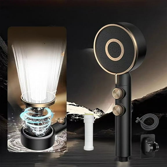 High Pressure Handheld Shower Head,Powerful Spray Shooting with Handheld Spray Shower 5 Settings,Removable Shower Head Kit with Hoses and Shower Stand Powerful Filtration