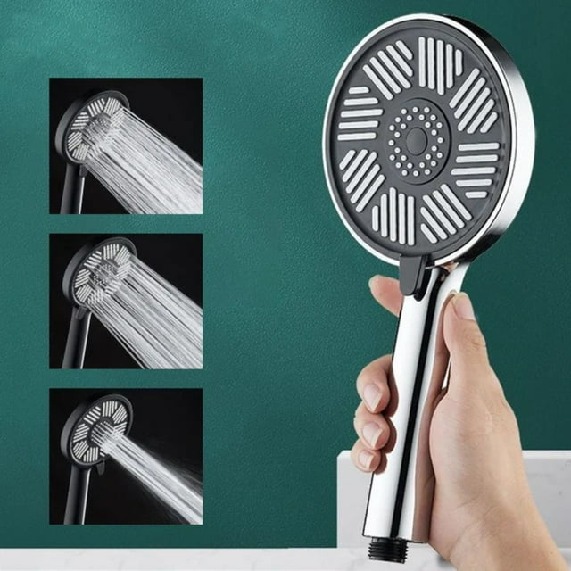 High Pressure Handheld Shower Head with 3 Modes, Large Flow and