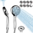 thumbnail image 1 of Beteliva High Pressure Handheld Shower Head with 8 Spray Modes, Detachable Showerhead Set, Water-Saving Design, with 60” Hose, 1 of 8