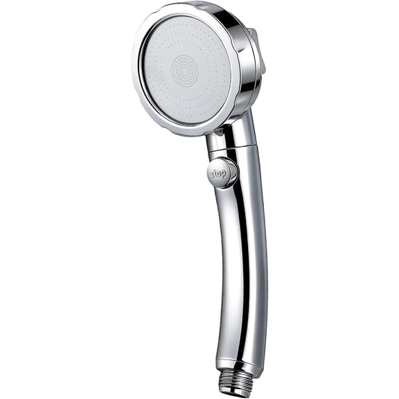 High Pressure Handheld Shower Head with ON/OFF Pause Switch 3 Spray Modes Water Saving Heads,Detachable Showerhead Equipped