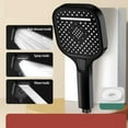 thumbnail image 1 of High Pressure Handheld Showerhead 3 Spray Modes Square Shower Head Water Saving Power Boost Technology Anti-Clog Nozzles Easy Install for Low Pressure Bathroom Shower, 1 of 8