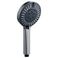 thumbnail image 1 of High-Pressure Handheld Showerhead | 8 Spray Modes | ABS Material | for Elderly & Kids | Black/Gray/Silver | 10.04" x 4.72" | Easy Install | Home/Gym Use, 1 of 6
