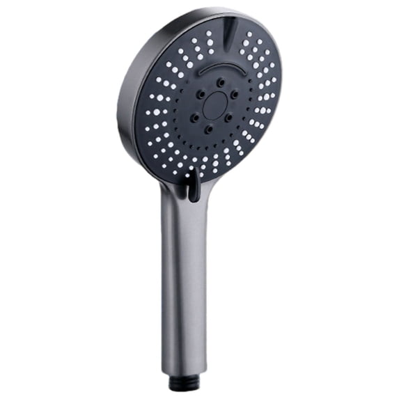 High-Pressure Handheld Showerhead | 8 Spray Modes | ABS Material | for Elderly & Kids | Black/Gray/Silver | 10.04" x 4.72" | Easy Install | Home/Gym Use