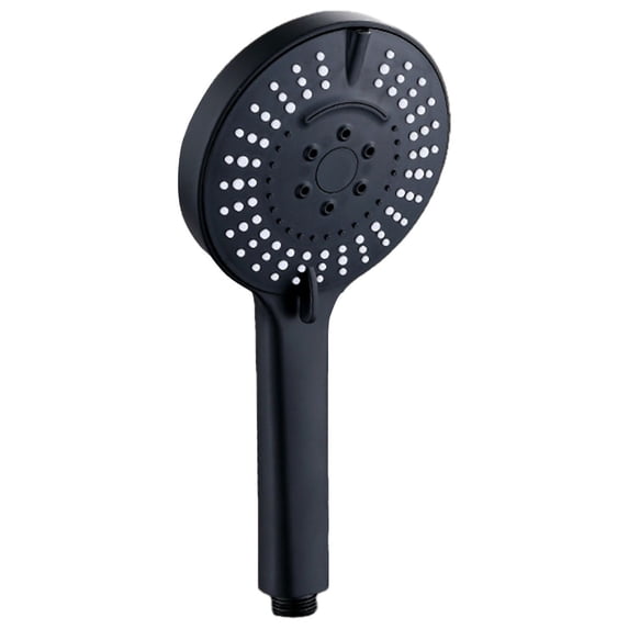 High-Pressure Handheld Showerhead | 8 Spray Modes | ABS Material | for Elderly & Kids | Black/Gray/Silver | 10.04" x 4.72" | Easy Install | Home/Gym Use