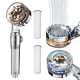 High Pressure Handheld Showerhead with Filters Vortex Shower Head
