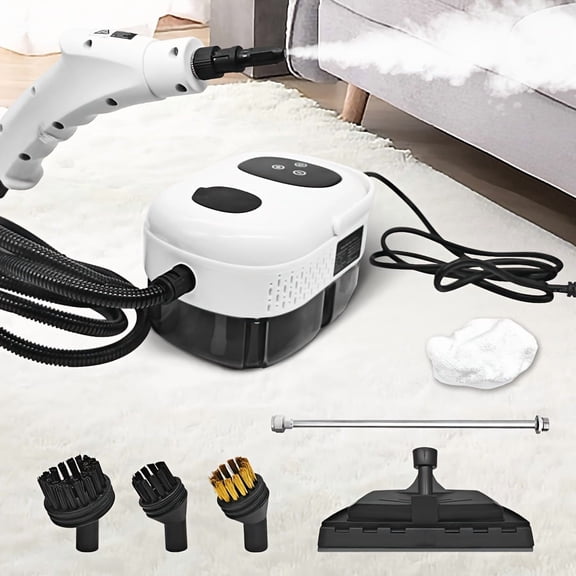 High Pressure Handheld Steam Cleaner - Moveable Steam Cleaner with 6 Gears, Multiple Brushes, Large Capacity Water Tank, Fast Heating Steamer for Home Cleaning Floor, Upholstery, Grout And Car