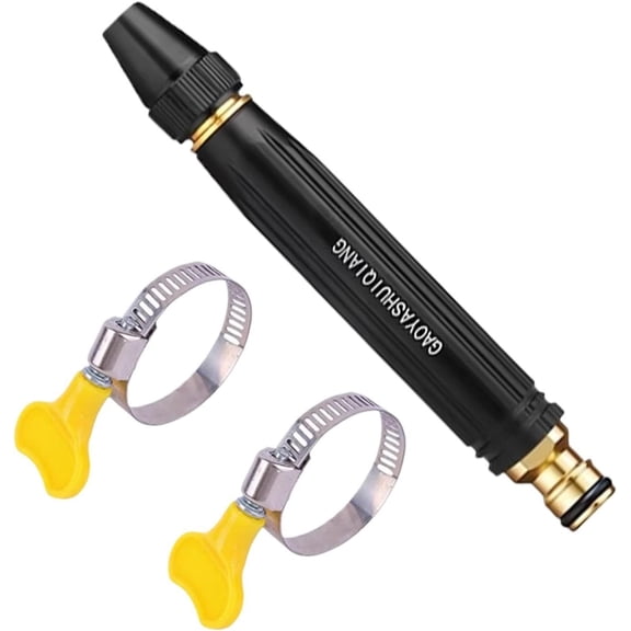 High Pressure Hose Nozzle, Adjustable Garden Hose No-zzle, Multi-Pattern Spray Nozzle, Leak- Design Ideal For Lawn Watering