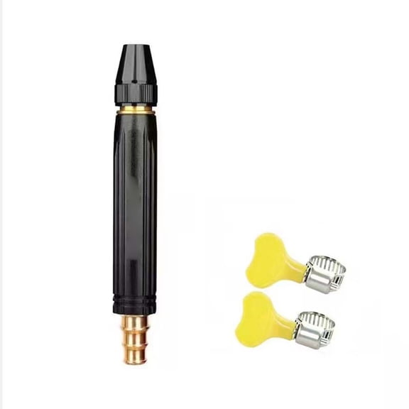 High Pressure Hose Nozzle Jet Nozzle Power Washer for Hose, Hose Nozzle High Pressure Powerful Cleaning Spray Evenly, High Pressure Hose Nozzle for Garden Car Washing