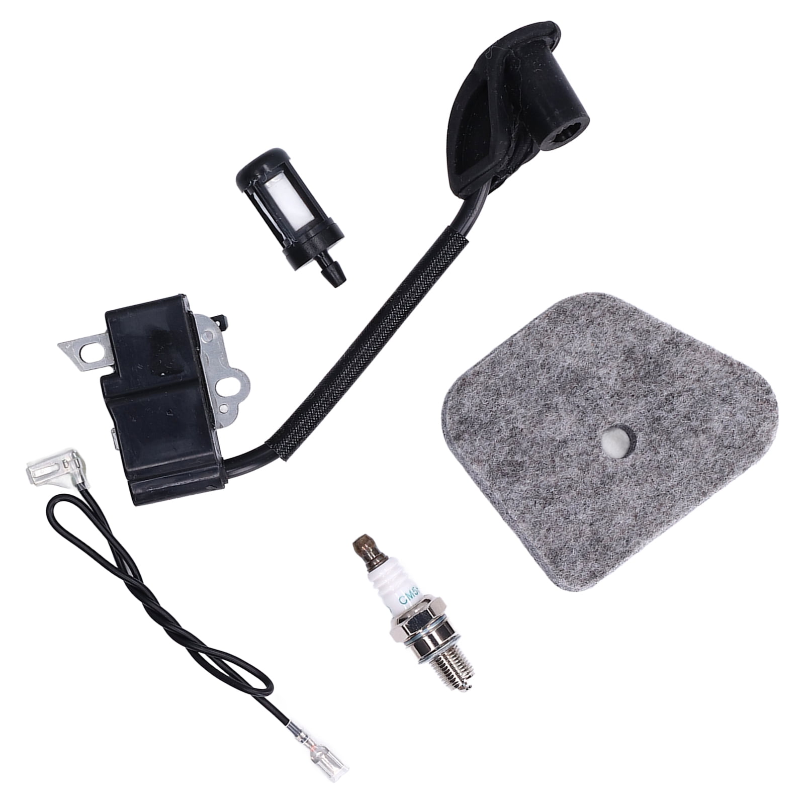 High Pressure Ignition Coil Module with Spark Plug, Oil Filter for