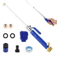 thumbnail image 1 of Hydro Jet Power Washer Wand for Garden Hose, High Pressure Hose Nozzle with 2 Spray Modes & Universal Quick Connectors, All Metal Leak-Proof Garden Water Gun Sprayer for Car Washing, Gutter Cleaning, 1 of 11