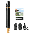 thumbnail image 1 of High Pressure Jet Hose Nozzle Heavy Duty Adjustable Sweeper, Leak-Proof Metal Garden Sprayer for Car Wash, Driveway, Lawn & Patio, 1 of 9