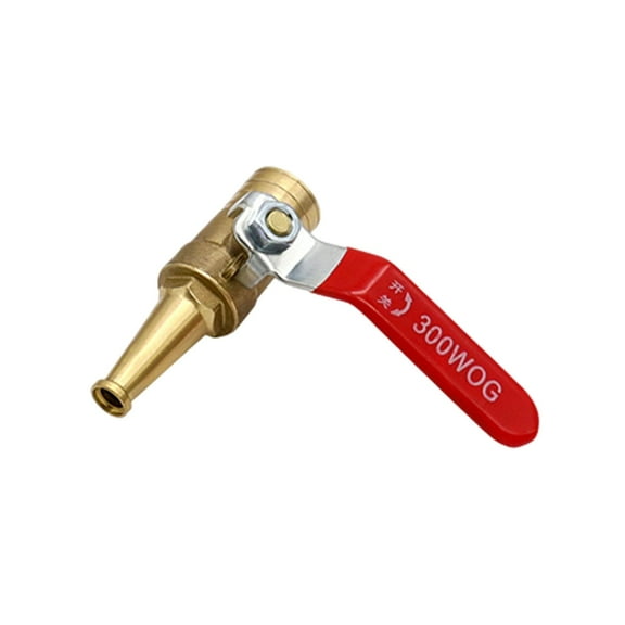 High Pressure Jets Nozzle for Garden Hose with Shut Offs Valves, Metal 1/2inch Quick Connector for Car Washing