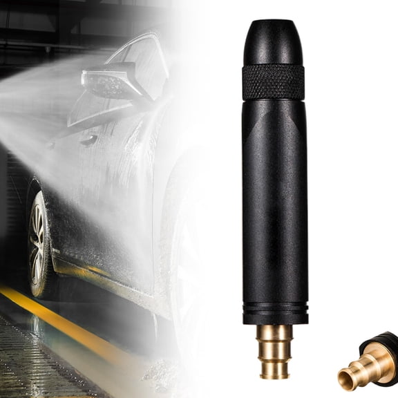 High Pressure Metal Hose Sprayer - Rust-Proof, 3 Spray Modes, Quick-Connect Nozzle for Car Wash, Garden & Patio Cleaning