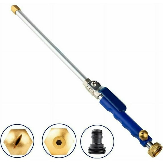 High Pressure Metal Water Gun High Pressure Car Wash Water Gun Garden Washing Tools Water Spray Gun Blue